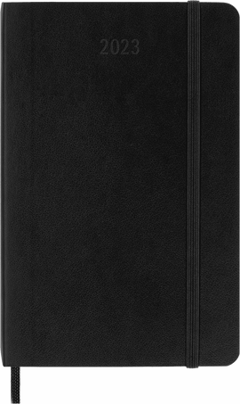 Classic Planner 2023 12M DAILY PK BLK SOFT