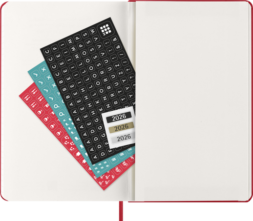 12M WKLY NTBK LG S.RED HARD