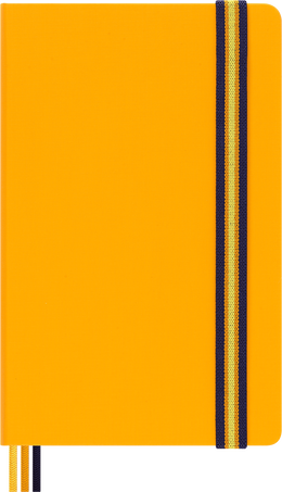 Moleskine x K-Way Notebook Large, plain, Orange - Front view