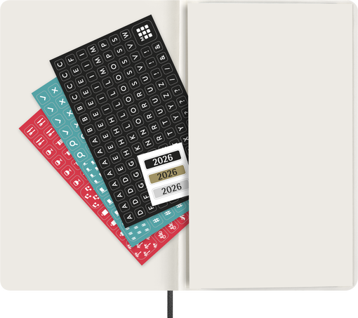 12M WKLY NTBK LG BLK SOFT