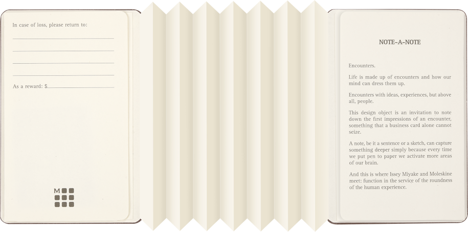 BUSINESS CARD HOLDER BROWN ISSEY MIYAKE