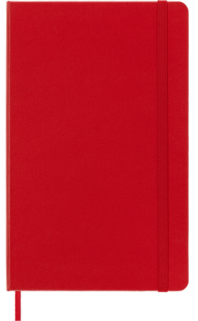 Записная книжка Classic Твердая обложка, Aлый Kрасный - Front view