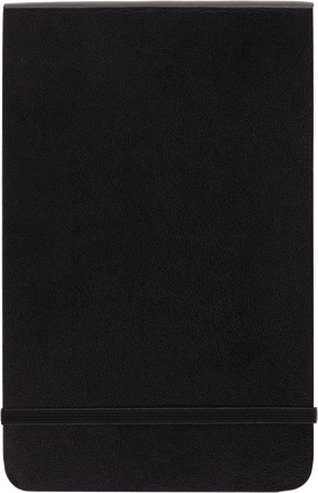 Classic Reporter-Notizbuch Weicher Einband, Schwarz - Front view