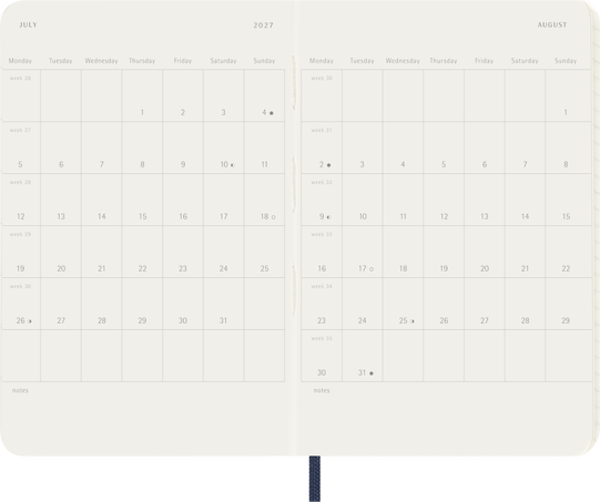 12M WKLY NTBK PK S.BLUE SOFT