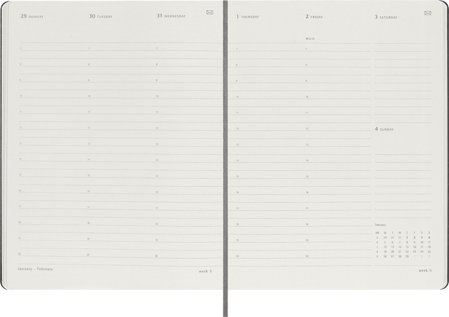 12M SMART PLANNER PRO WV XL BLK