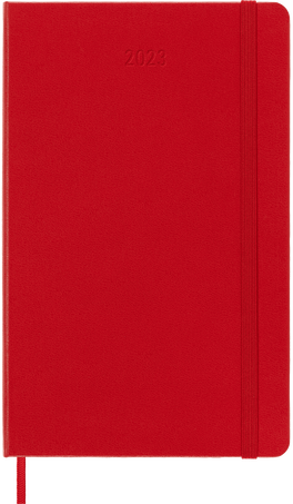 Classic Planner 2023 12M DAILY LG S.RED HARD