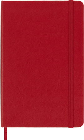 Classic Notizbuch NOTEBOOK MED PLA SCARLET RED HARD