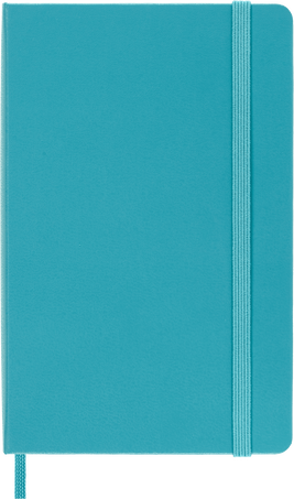 Carnet Classic Couverture rigide, Bleu Récif - Front view