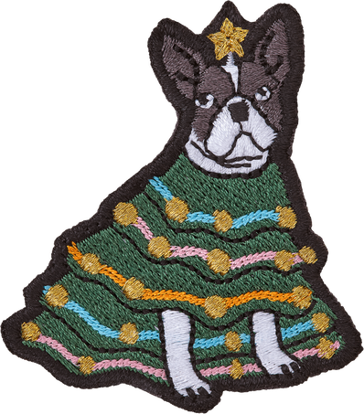 Patch adesivo by Karen Mabon XMAS PATCH DOG
