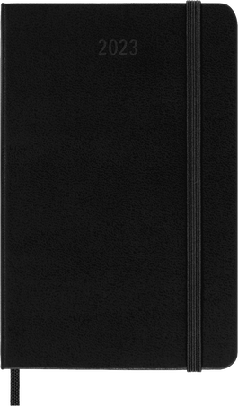 Classic Planner 2023 12M DAILY PK BLK HARD