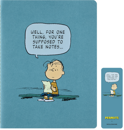 LE PEANUTS LINUS SINGLE CAHIER XL
