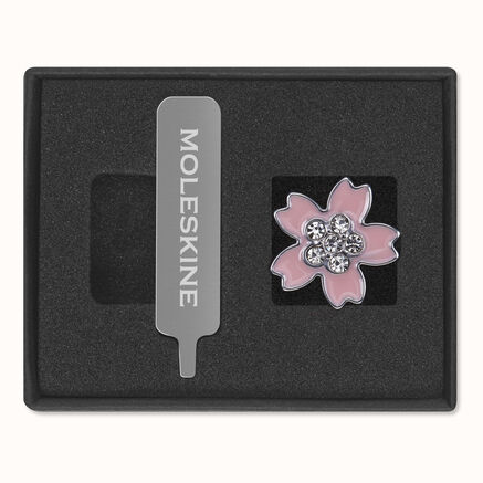 LE NB SAKURA PIN CRYSTAL FLOWER