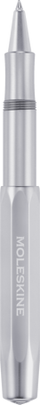 Stylo Roller Moleskine x Kaweco Aluminium, Argent - Front view