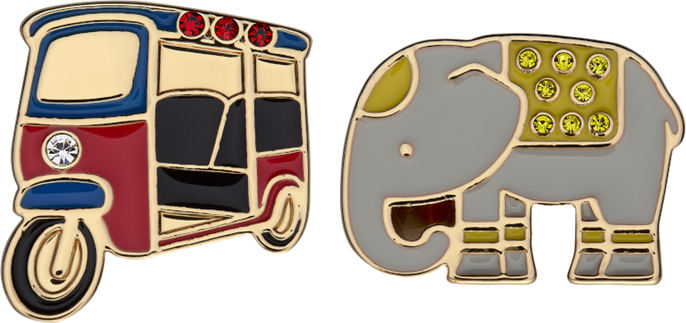 PINS COUNTRY THAILAND BOX OF 2