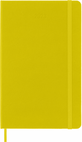 Classic Planner 2023 Daily 12-Month, Yellow - Front view