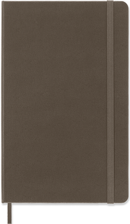 Classic Notebook Hard Cover, Earth Brown - Front view