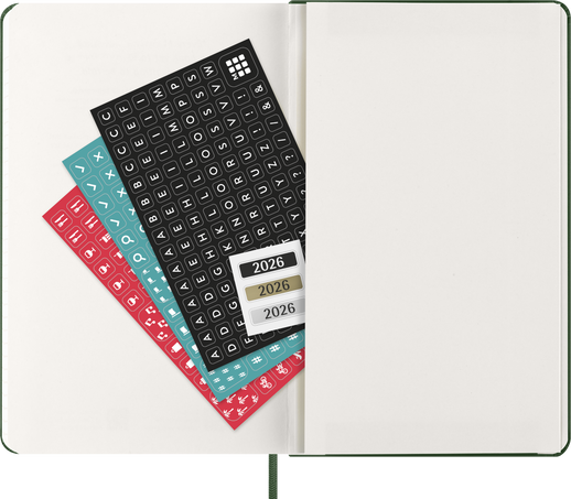 12M WKLY NTBK LG MYRTLE GREEN HARD