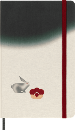 Year of the Rabbit Notebook by Minju Kim LE NB YEAR OF THE RABBIT LG RUL MINJU