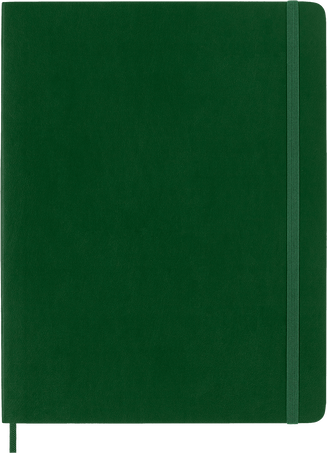 Classic Notebook Soft Cover, Myrtle Green - Front view