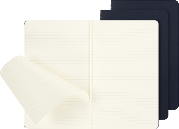 CAHIER JNLS LG RUL INDIGO.BLU
