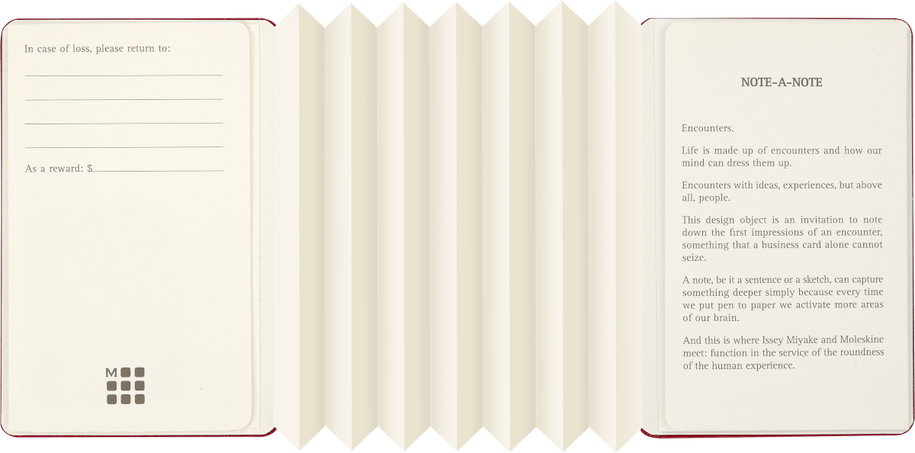 BUSINESS CARD HOLDER S.RED ISSEY MIYAKE