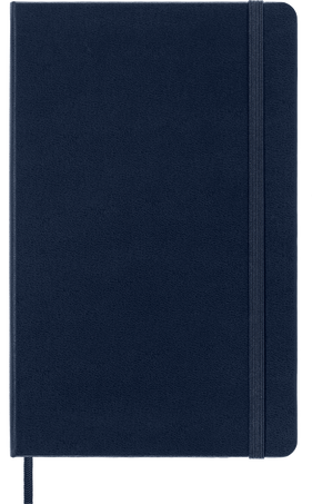 Classic Notebook Hard Cover, Sapphire Blue - Front view