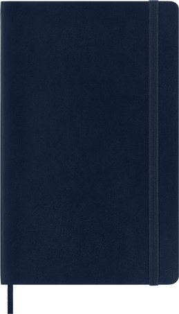 Carnet Classic Couverture souple, Bleu Saphir - Front view