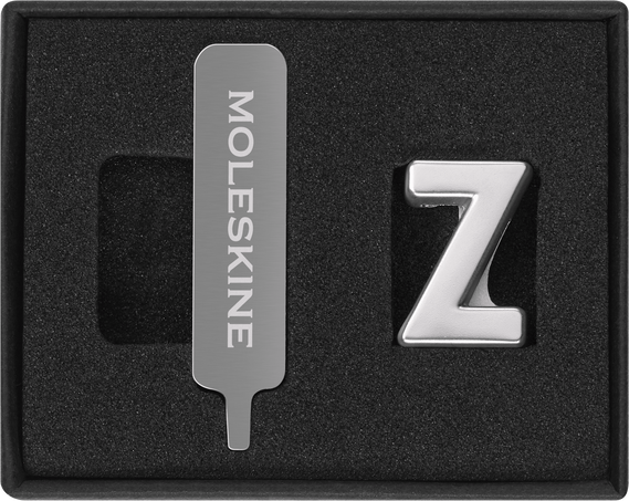 Buchstaben und Symbole Z, Silber - Front view