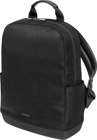 The Backpack – Technical Weave Collection The Backpack, Noir - Front view