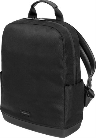 The Backpack - Technical Weave The Backpack Collection, Black - Front view