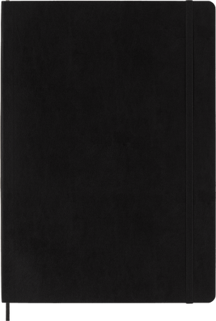 Classic Notebook Soft Cover, Black - Front view