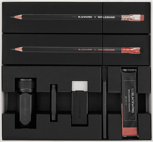 Blackwing x Moleskine Graphite Lover’s Set - Front view