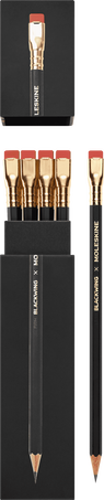 Blackwing x Moleskine Set de 12 crayons Firm (mine dure) - Front view