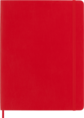 Carnet Classic Couverture souple, Rouge  Écarlate - Front view