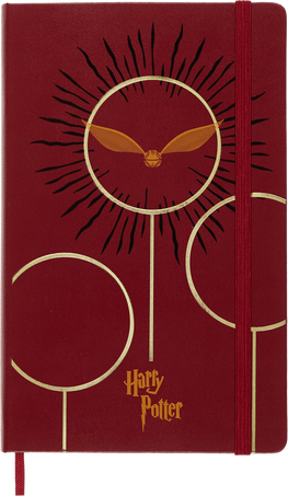 Harry Potter Notizbücher LE NB H.POTTER LG RUL BOOK 6 BORD.RED