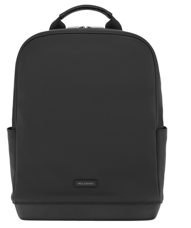 The Backpack - weiches PU The Backpack Kollektion, Schwarz - Front view
