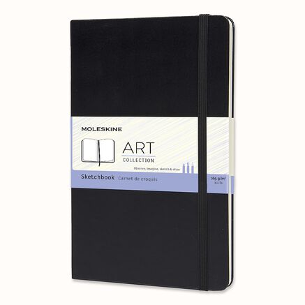 ART SKETCHBOOK LG BLK