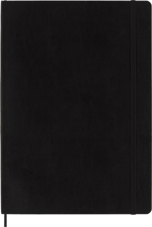 Classic Notebook Soft Cover, Black - Front view