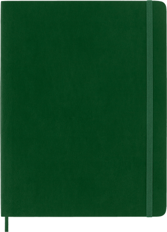 Classic Notebook Soft Cover, Myrtle Green - Front view