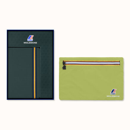 K-WAY GREEN DK BOX NB+POUCH
