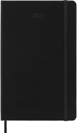 Smart Planner 2023 Weekly 12-Month, Black - Front view