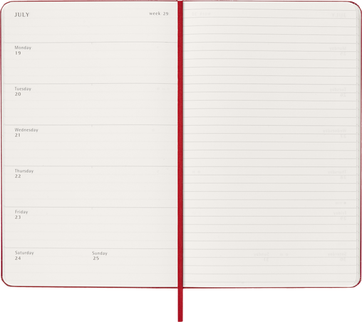 18M WKLY NTBK LG S.RED HARD