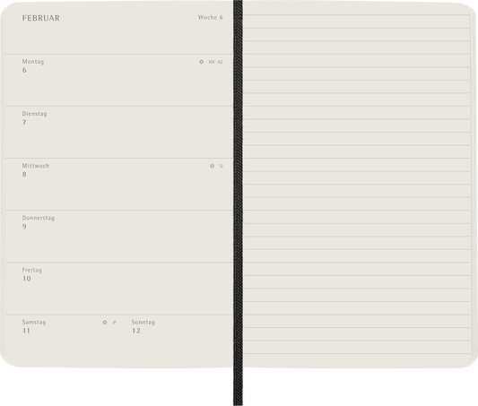 12M WKLY NTBK PK BLK SOFT DE