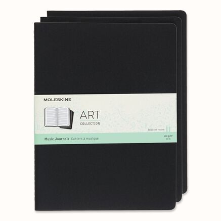 ART CAHIER MUSIC XL BLACK