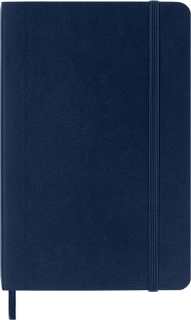 Carnet Classic Couverture souple, Bleu Saphir - Front view