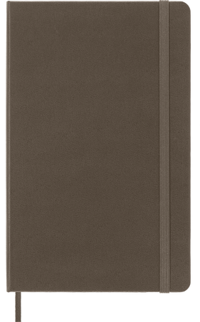 Classic Notebook Hard Cover, Earth Brown - Front view