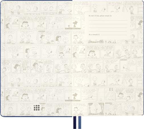 NOTEBOOK SNOOPY RULED L HARD WITH BOX