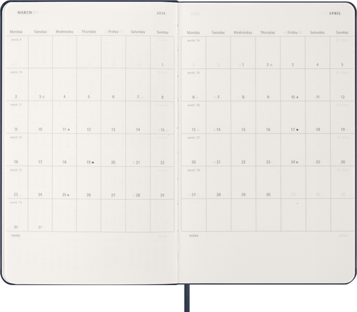 12M WKLY NTBK LG SAP. BLUE HARD