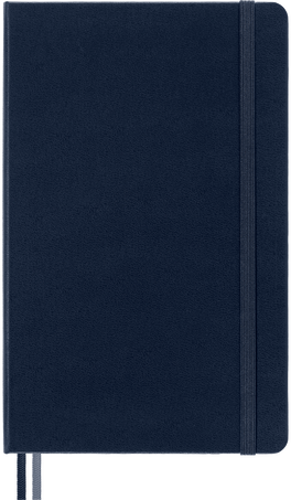 Classic Notebook Expanded Hard Cover, Sapphire Blue - Front view