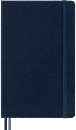 Cuaderno Classic ampliado Tapa dura, Azul Zafiro - Front view